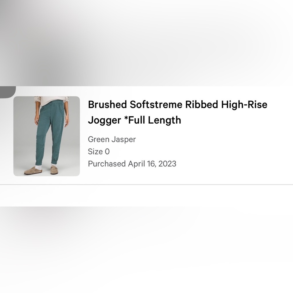 Lululemon Athletica Green Jogger Pants